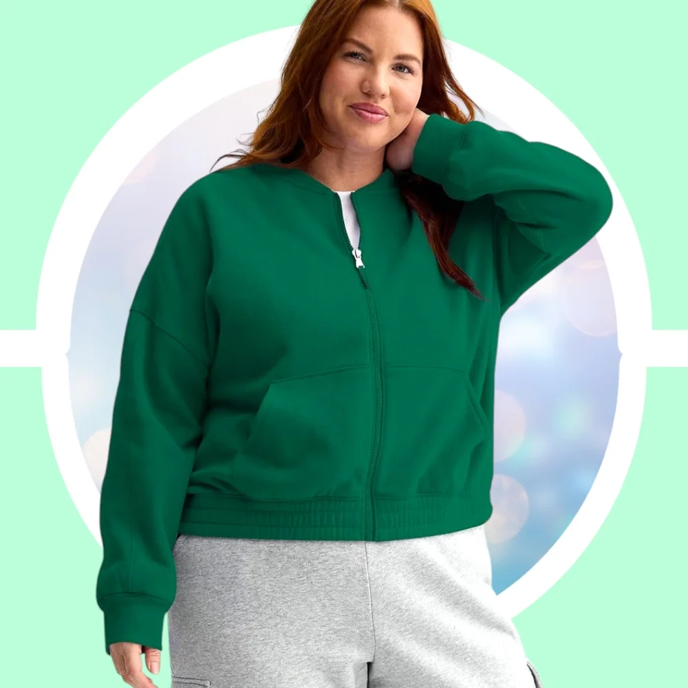 NWT 2XL Fleece Jacket w Pockets Bomber Style